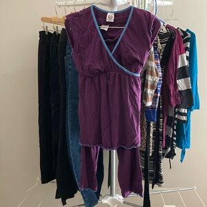 Women’s XS JW San Francisco Maternity and Nursing Pajama Set made in the USA